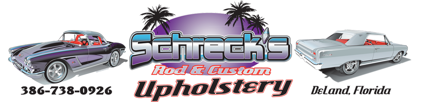 schrecks upholstery banner